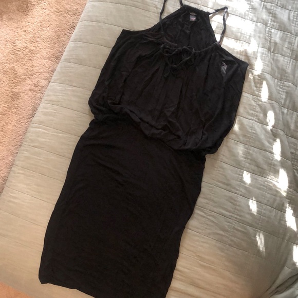 Victoria’s Secret black knit mini dress- size S/P - Picture 1 of 5